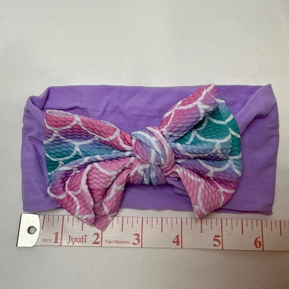 Purple and Multicolor Headband